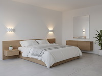 4 x 6w led ovaal wandlamp zes licht zand wit warm wit waterdicht - afbeelding 6 van  8