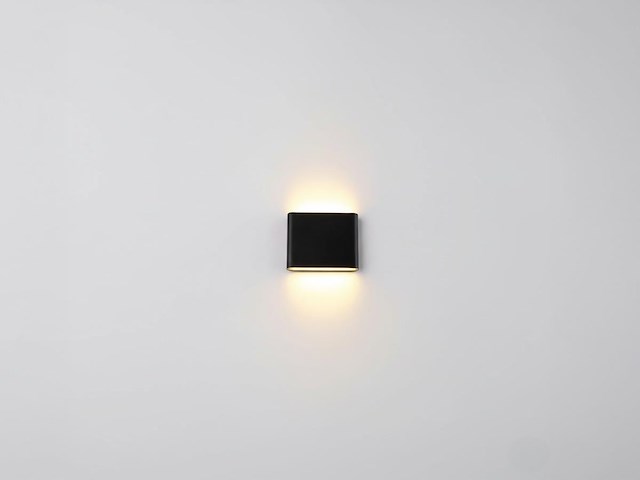 4 x 6w led wandlamp duo licht zwart warm wit waterdicht 11.5cm - afbeelding 7 van  9