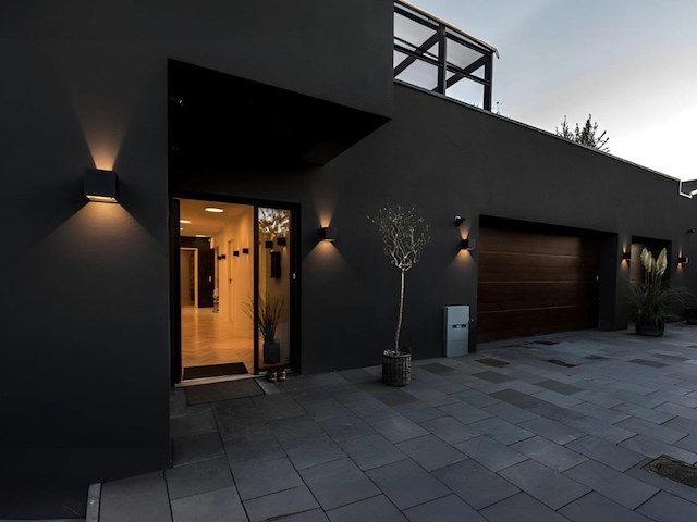 4 x 7w led zwart wandlamp kubus duo licht verstelbaar waterdicht - afbeelding 2 van  8
