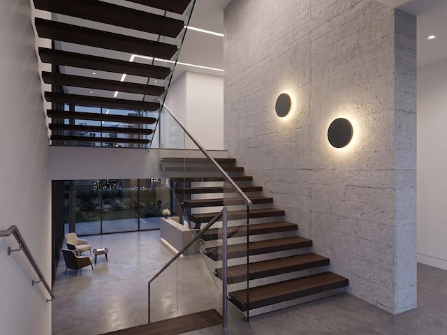 4 x 8.5w led wandlamp rond design 3in1 kleur cct zand zwart - afbeelding 3 van  8