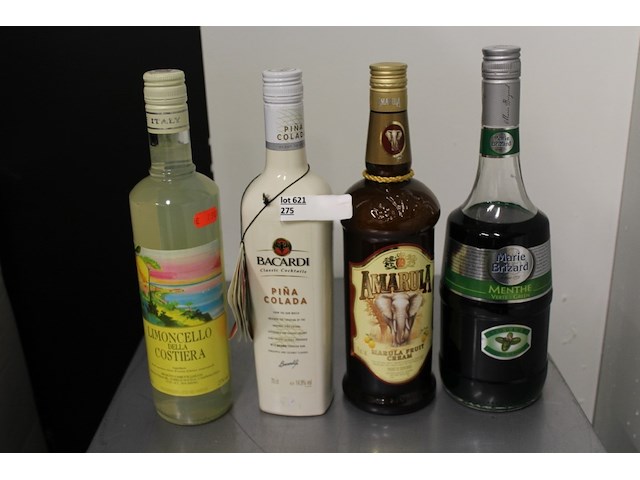 4 x alcoholische dranken - afbeelding 1 van  1