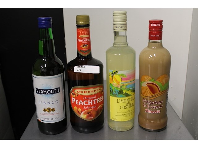 4 x alcoholische dranken - afbeelding 1 van  1