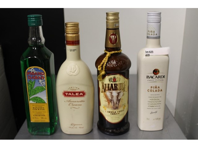 4 x alcoholische dranken - afbeelding 1 van  1