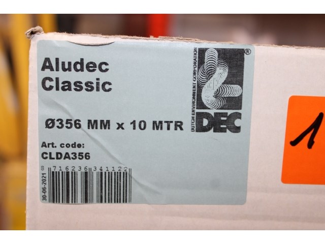 4 x aludec classic aluminium flexibel ø356 - 10 meter - afbeelding 1 van  1