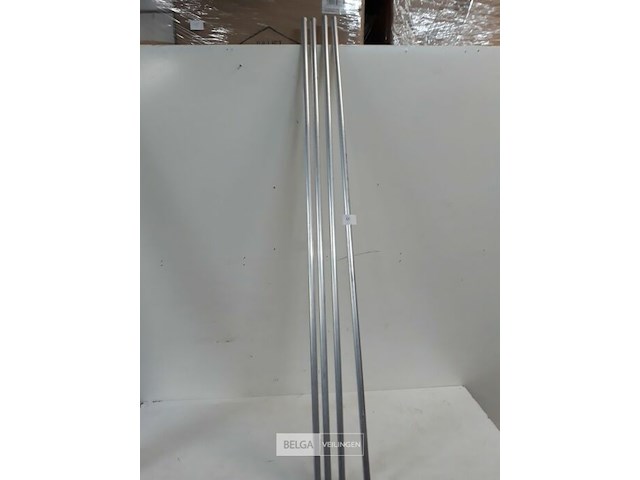 4 x aluminium volle buis 2m 8mm - afbeelding 1 van  3