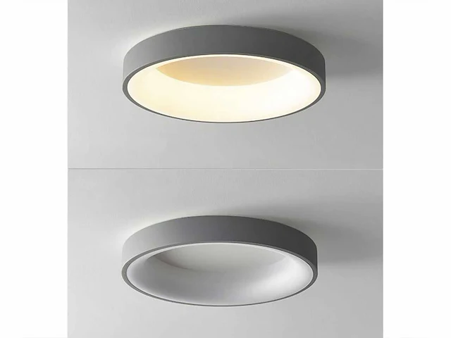 4 x anello led plafond lamp grijs - afbeelding 6 van  7