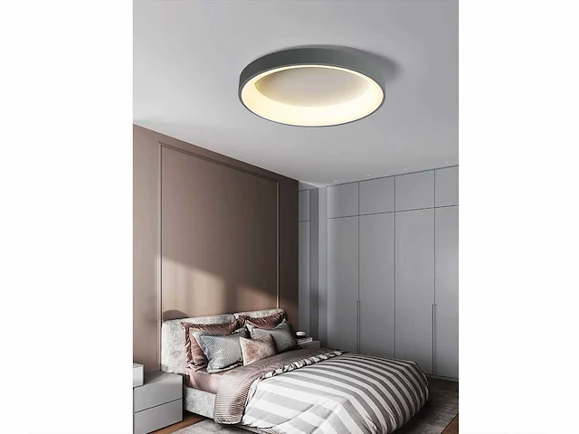 4 x anello led plafond lamp grijs - afbeelding 7 van  7