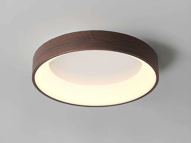 4 x anello led plafond lamp noten - afbeelding 1 van  6
