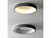 4 x anello led plafond lamp zwart - afbeelding 6 van  7