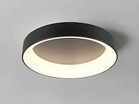 4 x anello led plafond lamp zwart - afbeelding 1 van  6