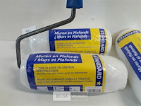 4 x anti-spat verfrol 18 cm + 1 beugel - afbeelding 3 van  3