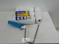 4 x anti-spat verfrol 18 cm + 1 beugel