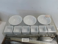 4 x aperoset porselein 10 delig - afbeelding 3 van  3