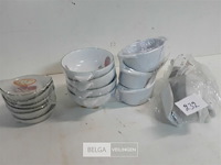 4 x aperoset porselein 4 assorti - afbeelding 3 van  3