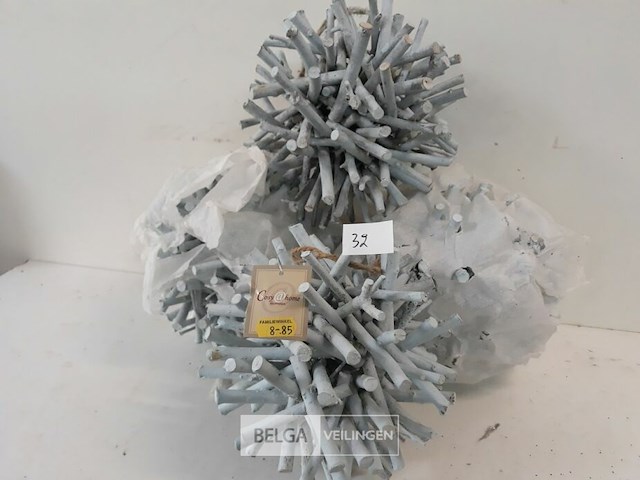 4 x bal uit takken 20 cm - afbeelding 3 van  3