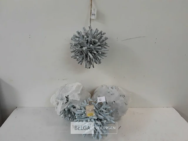 4 x bal uit takken 20 cm - afbeelding 2 van  3