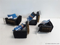 4 x bbq schuurborstel 3 in 1 - afbeelding 1 van  2