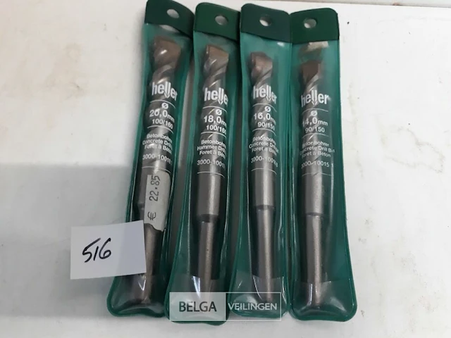 4 x betonboor heller 14-16-18-20 mm - afbeelding 2 van  3