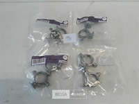 4 x beugel zamak 2 stuks voor buis 27mm - afbeelding 1 van  3