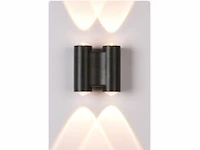 4 x bidirectionele led wandlamp – 4w – 3500k warm wit – ip54 – sw-47-2