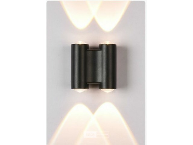 4 x bidirectionele led wandlamp – 4w – 3500k warm wit – ip54 – sw-47-2 - afbeelding 2 van  4