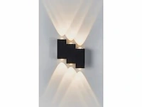 4 x bidirectionele led wandlamp – 6w – 3500k warm wit – ip54 – sw-45-3