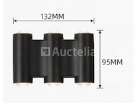 4 x bidirectionele led wandlamp – 6w – 3500k warm wit – ip54 – sw-47-3 - afbeelding 2 van  3