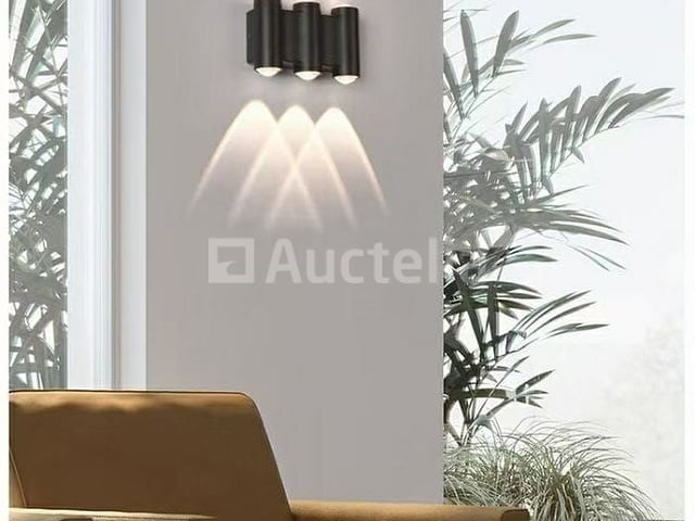 4 x bidirectionele led wandlamp – 6w – 3500k warm wit – ip54 – sw-47-3 - afbeelding 3 van  3
