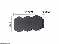 4 x bidirectionele led wandlamp – 6w – 3500k warm wit – ip54 – sw-51-3 - afbeelding 4 van  5