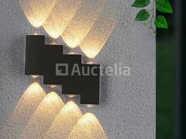 4 x bidirectionele led wandlamp – 8w – 3500k warm wit – ip54 – sw-45-4 - afbeelding 3 van  4