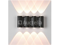 4 x bidirectionele led wandlamp – 8w – 3500k warm wit – ip54 – sw-47-4 - afbeelding 2 van  3