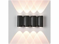 4 x bidirectionele led wandlamp – 8w – 3500k warm wit – ip54 – sw-47-4