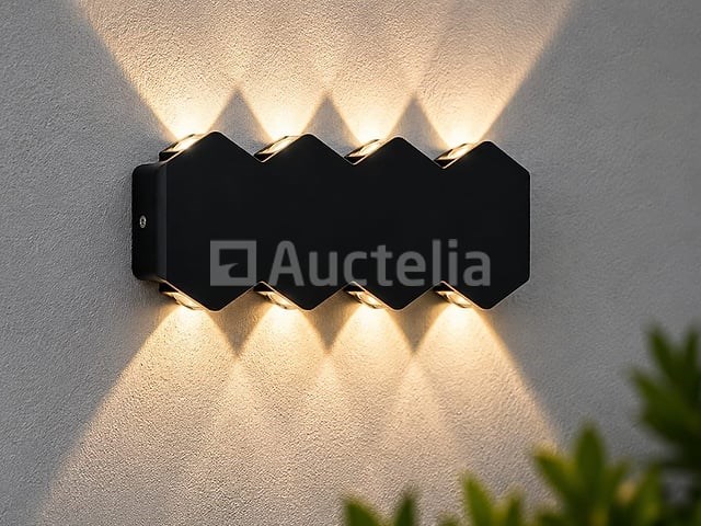 4 x bidirectionele led wandlamp – 8w – 3500k warm wit – ip54 – sw-51-4 - afbeelding 4 van  4