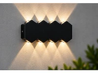 4 x bidirectionele led wandlamp – 8w – 3500k warm wit – ip54 – sw-51-4
