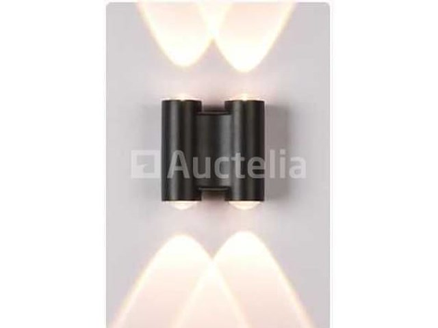 4 x bidirectionele led-wandlampen – 4w – 3500k – model sw 47-2 - afbeelding 1 van  4