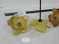 4 x bloem pvc op prikker - afbeelding 3 van  3