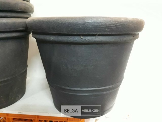 4 x bloempot rond 50 x h42 cm - afbeelding 3 van  3