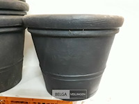 4 x bloempot rond 50 x h42 cm - afbeelding 3 van  3