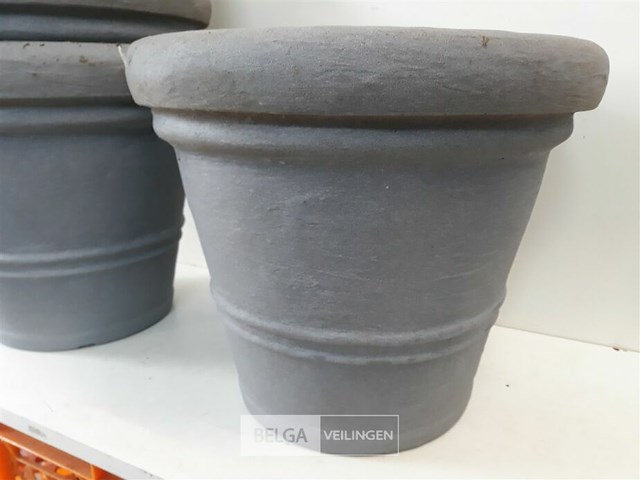 4 x bloempot rond dia 40 cm h 32 cm - afbeelding 3 van  3