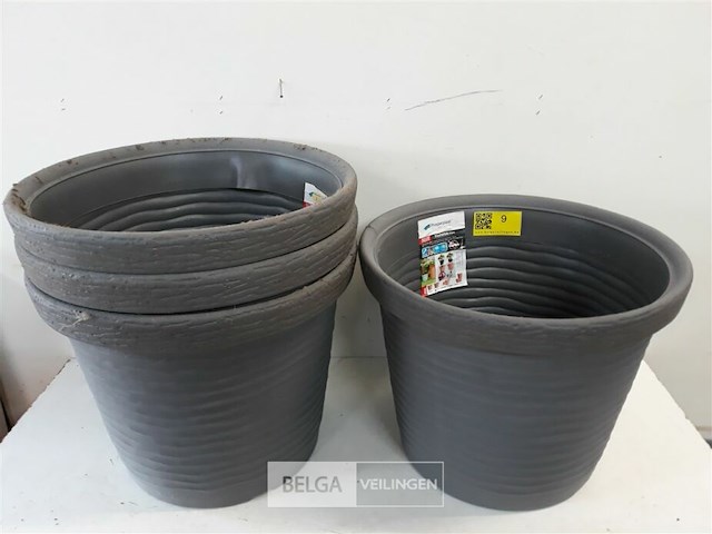 4 x bloempot rond dia 40 cm h 32 cm - afbeelding 2 van  3