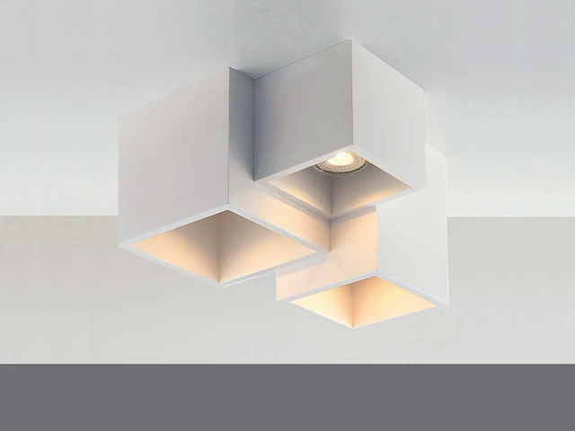 4 x bloq 3.0 square plafond armaturen - afbeelding 1 van  7