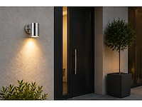 4 x buiten wandlamp gu10 – mat chroom – ip44 – manolya-1 - afbeelding 5 van  8