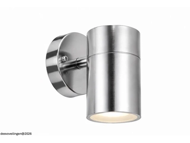 4 x buiten wandlamp gu10 – mat chroom – ip44 – manolya-1 - afbeelding 3 van  6