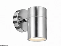 4 x buiten wandlamp gu10 – mat chroom – ip44 – manolya-1 - afbeelding 3 van  6
