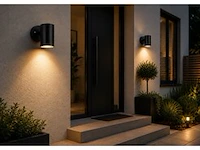 4 x buiten wandlamp gu10 – zwart – ip44 – manolya-1