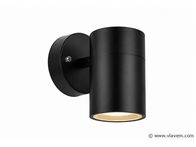 4 x buiten wandlamp gu10 – zwart – ip44 – manolya-1 - afbeelding 2 van  5
