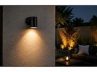 4 x buiten wandlamp gu10 – zwart – ip44 – manolya-1 - afbeelding 14 van  15