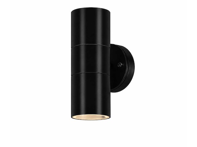 4 x buiten wandlamp up & down – 2xgu10 – zwart – ip44 – manolya-2 - afbeelding 7 van  12