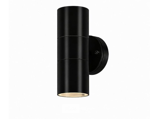 4 x buiten wandlamp up & down – 2xgu10 – zwart – ip44 – manolya-2 - afbeelding 3 van  6