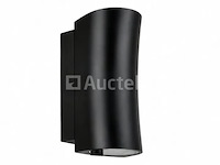 4 x buiten wandlamp up & down – gu10 – zwart – ip44 – safari - afbeelding 2 van  5